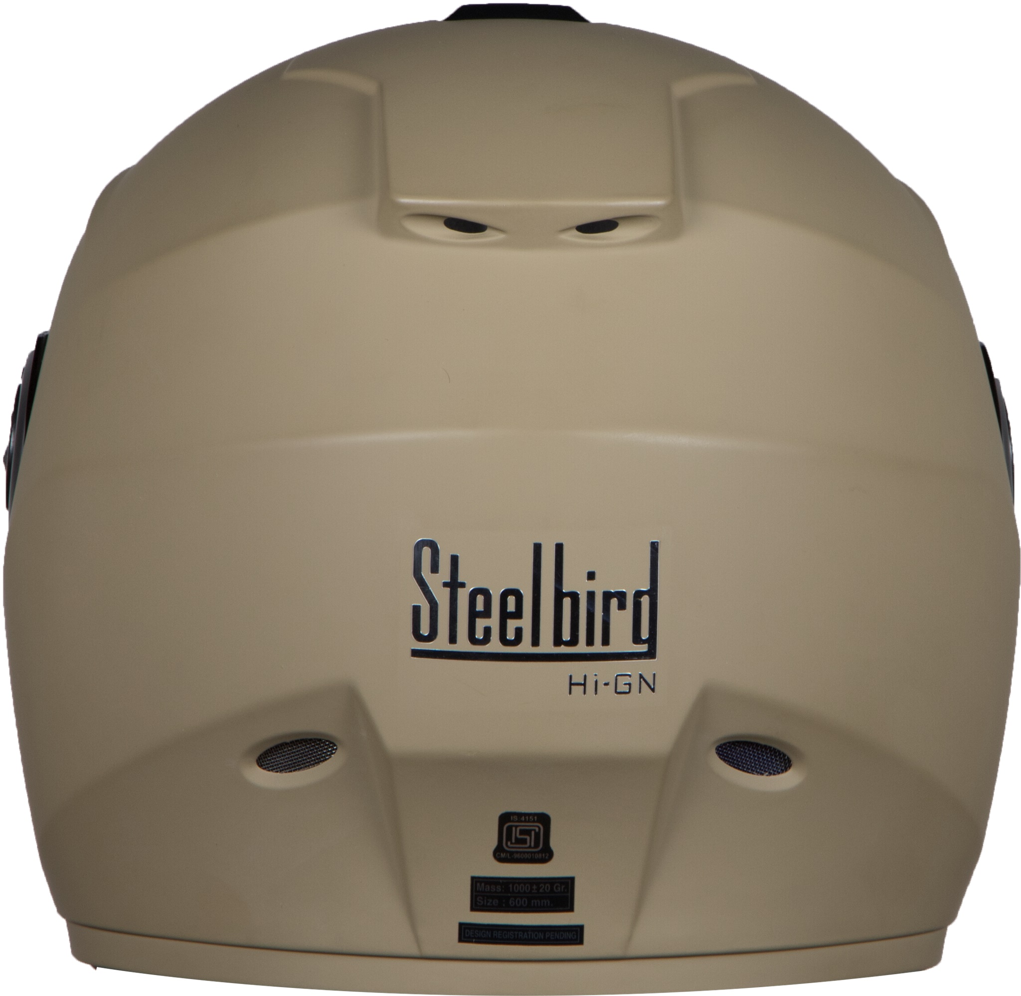Steelbird HI-GN Men Vision Painted Matt Desert Storm ( Fitted With Clear Visor Extra Smoke Visor Free)